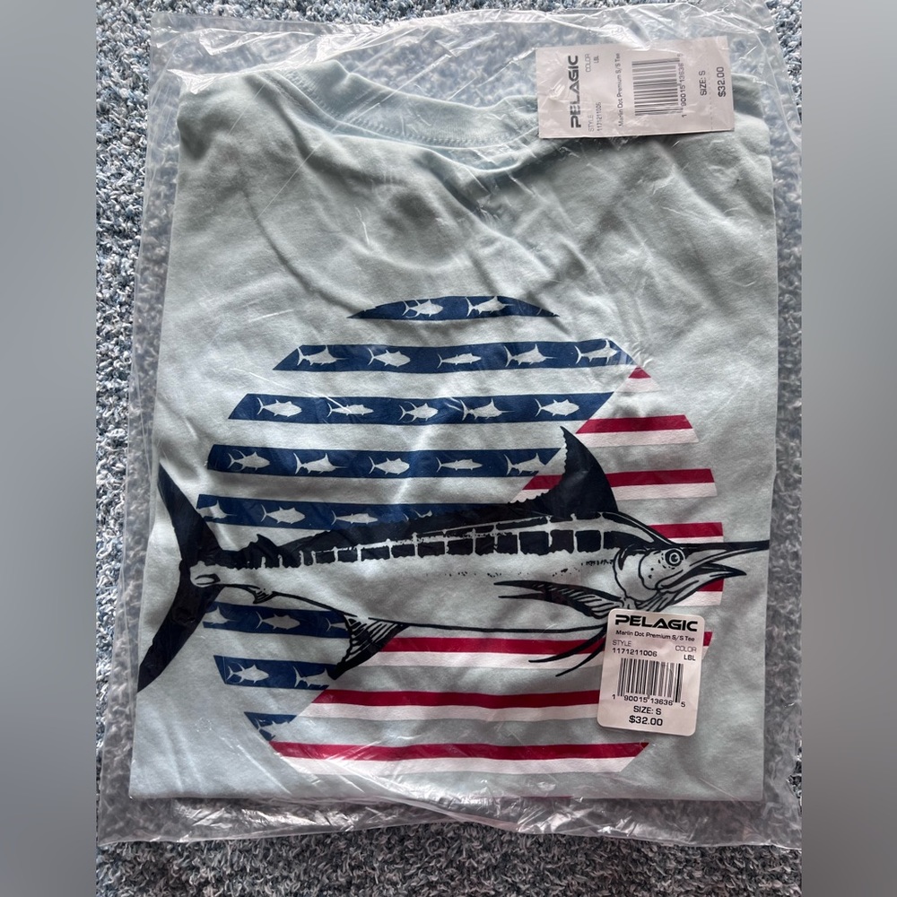 Pelagic blue tee